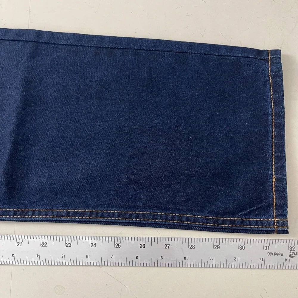 Levis 514 Jeans Mens 36x32 Blue Straight Dark Wash Denim Grunge Cowboy Work Rock